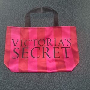 Victoria's Secret Bold Pink and Red Tote